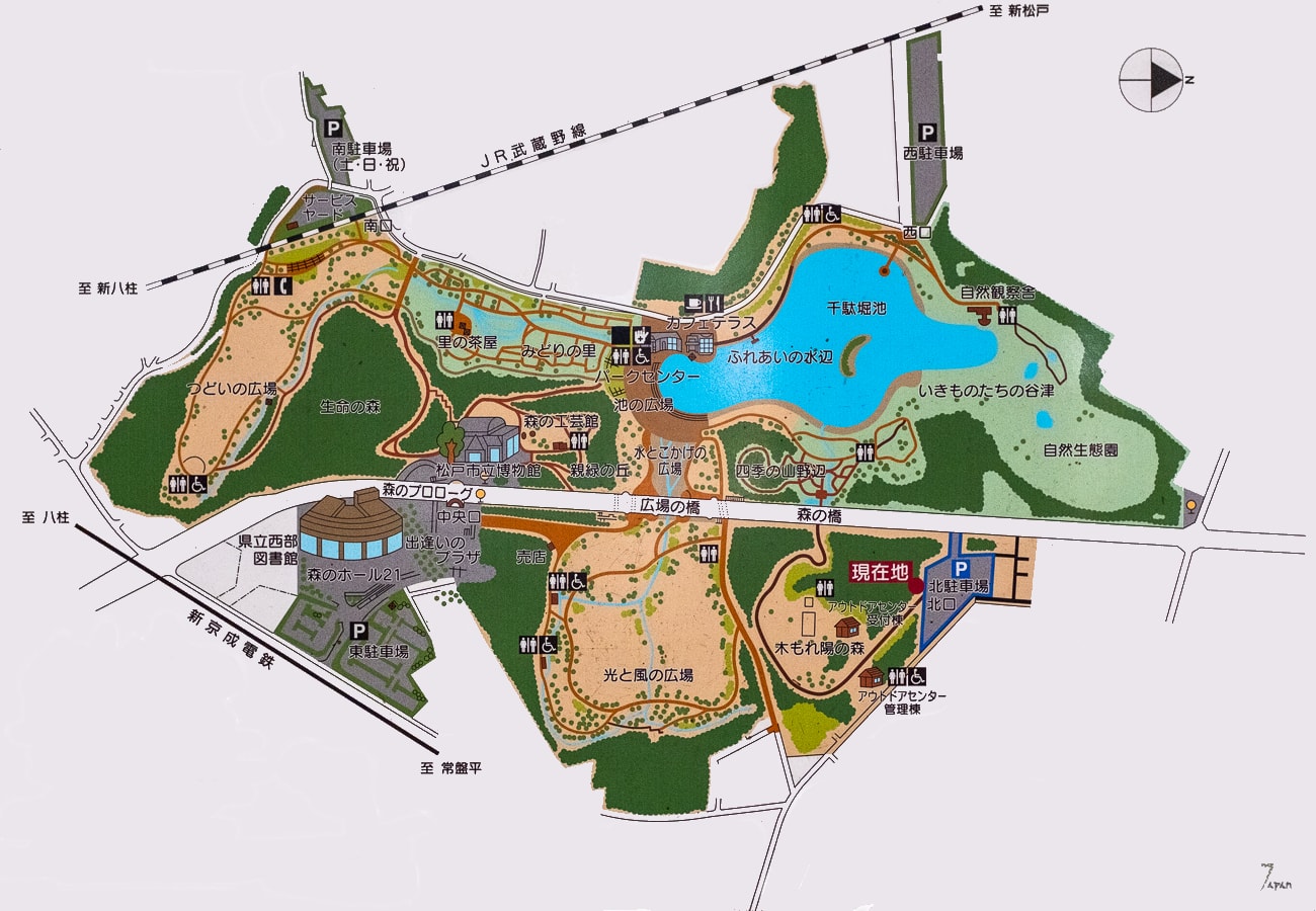 Forest and Park for the 21st century Park map